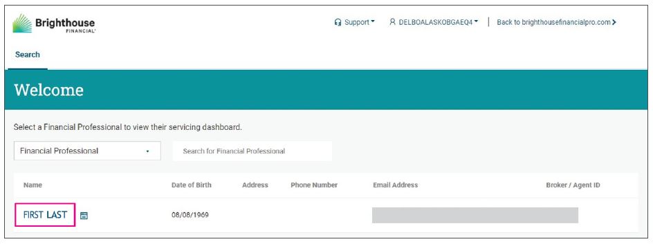 Dashboard shotcuts