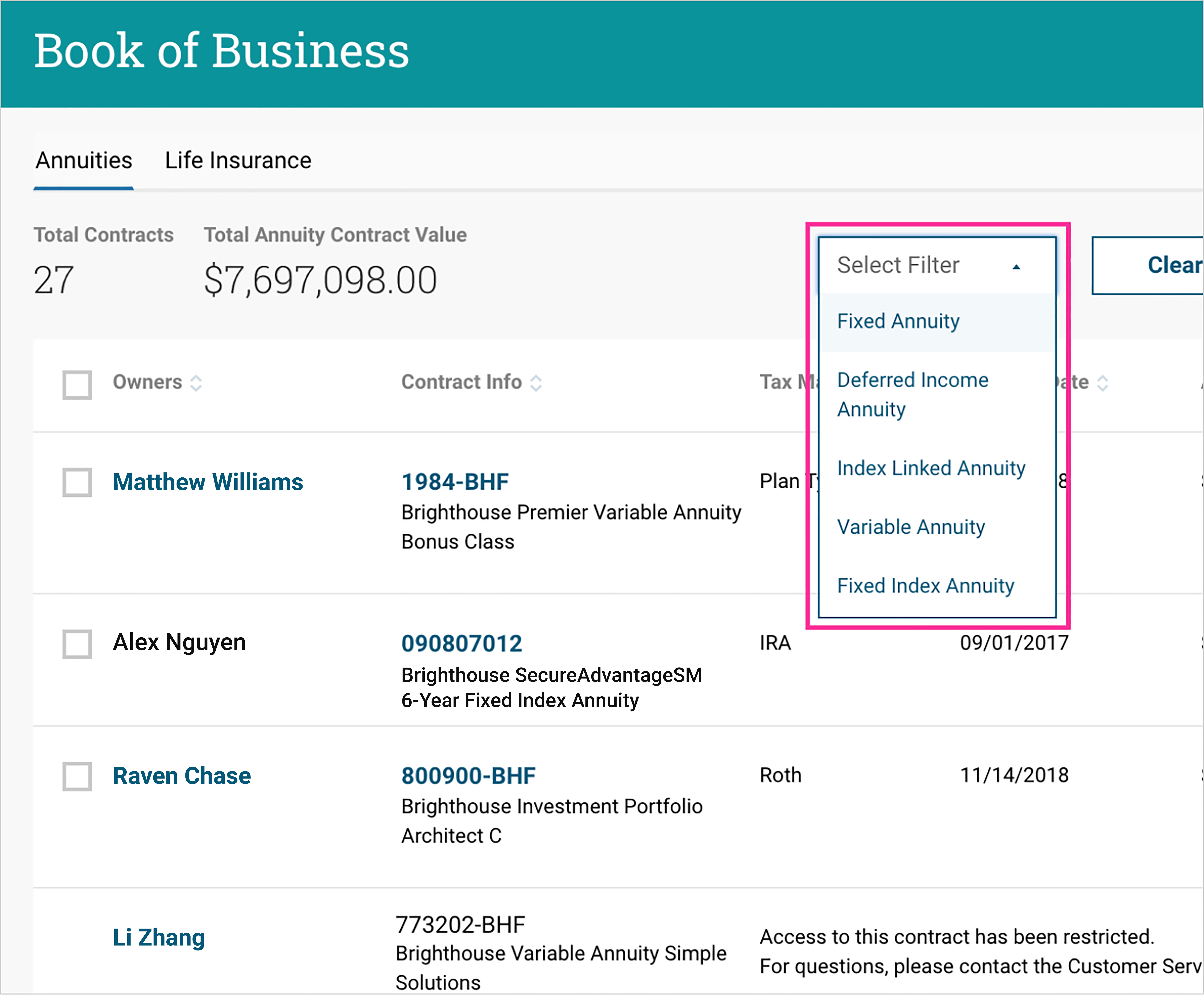 Advisor-book of business 07