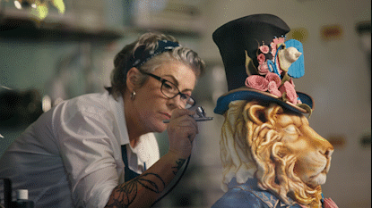 Karen, a retiree and cake artist