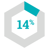 14 percent
