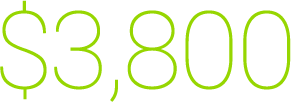$3,800