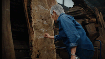 A retiree pursuing her passion in woodworking